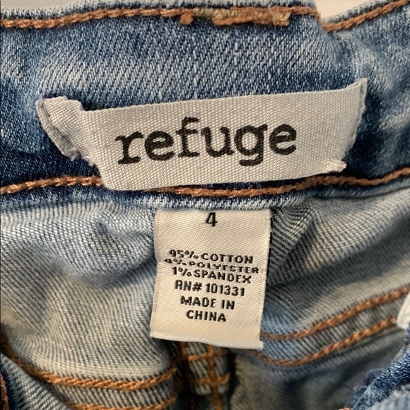Refuge Distressed Blue Women's Jeans Size 4 - Picture 3 of 6